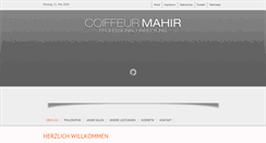 Desktop Screenshot of coiffeur-mahir.de