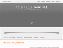 Tablet Screenshot of coiffeur-mahir.de